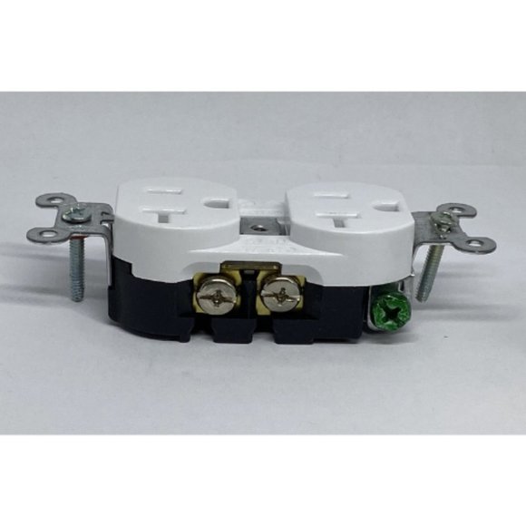 10 Pack Hubbell Duplex Receptacle 20 A 125V T645 - Picture 2 of 5